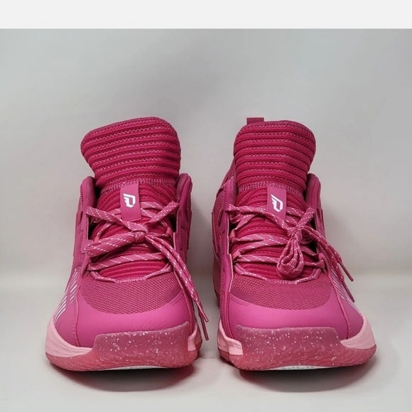 Adidas Dame 7 SM EXTPLY Basketball Sneaker Pink Blast Men’s Size 19 GW7909 New - Picture 6 of 12